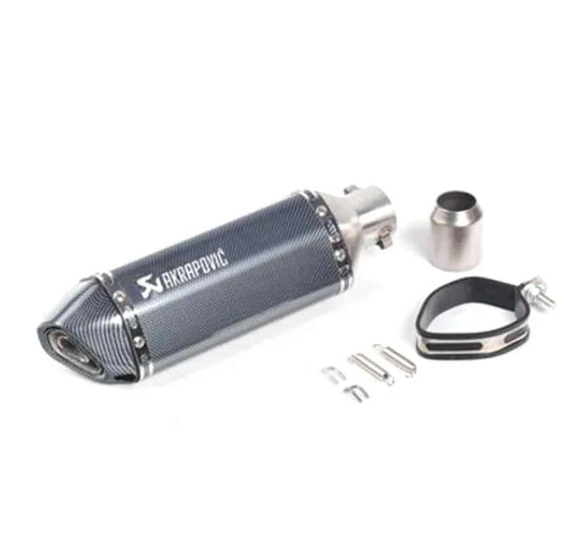 36-51 мм Универсальный мотоцикл Akrapovic выхлопная Модифицированная глушитель труба скутер питбайк грязь Мотокросс для Yamaha R1 ER6N CBR250R