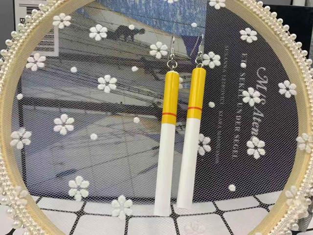 cigarette  earrings  Fashion  creative Earring for Women Gift Earrings Jewelry Wholesale