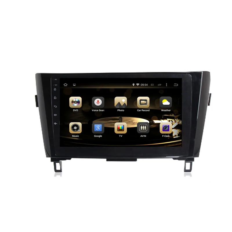 Excellent Android 9.0 Octa Core PX5/PX6 Fit Nissan X-TRAI/Qashqai/Dualis/Rouge 2013 - 2017 Manual A/C Car DVD Player Navigation GPS Radio 5