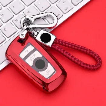 

TUP+PC Auto Car Key Case Cover For BMW 520 525 f30 f10 F18 118i 320i 1 3 5 7 Series G11 Car Styling Soft Protection Key Shell