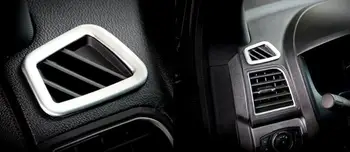 

For Ford Explorer 2011-2018 2PCS ABS Chrome Car Front Air Conditioning Outlet Vent Cover Trim Car Styling Auto Accessories