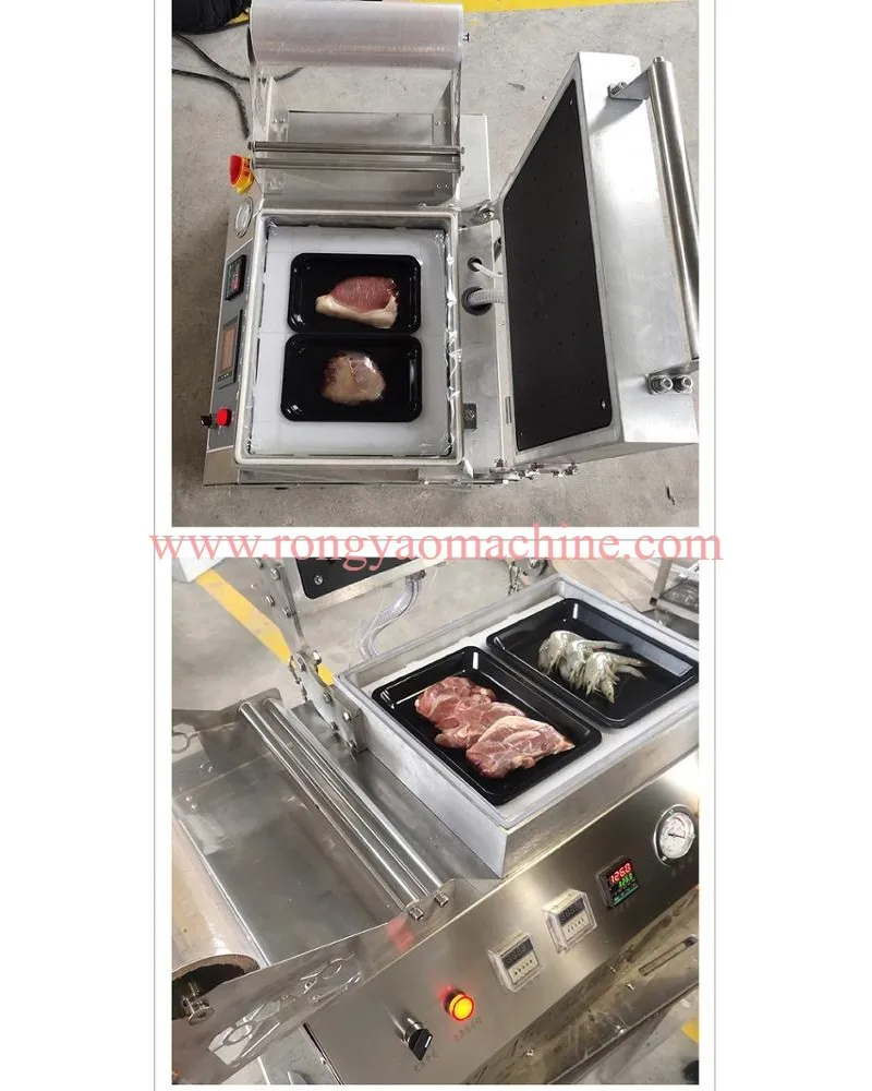 Description Picture 6 of itemSmall Commercial Heat Shrinkable Film Vacuum Packaging Machine Seafood Steak Fresh-keeping Filming Machine