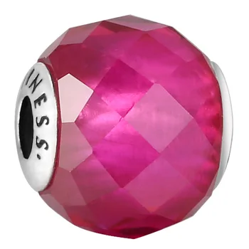 

Top Quality 925 Sterling Silver Bead Charm Synthetic With Happiness Beads Fit Pandora ESSENCE Bracelet Bangle Diy Jewelry