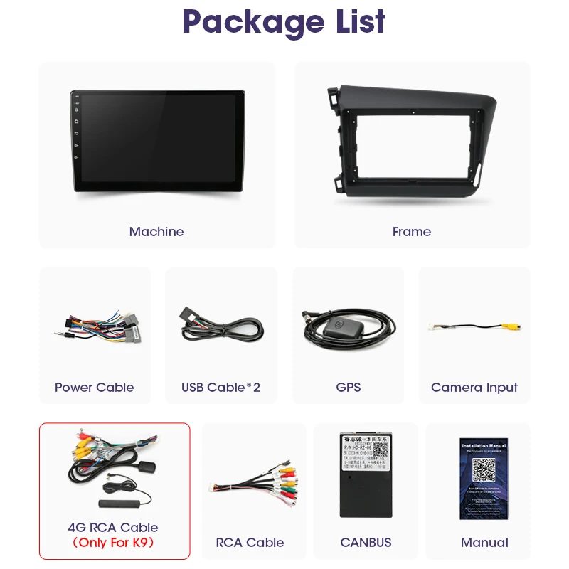 For Honda Civic 2012-2015 Android Car Radio 2 Din GPS navigation Multimedia Video Player RDS DSP 4G DVD Screen Floating stereo
