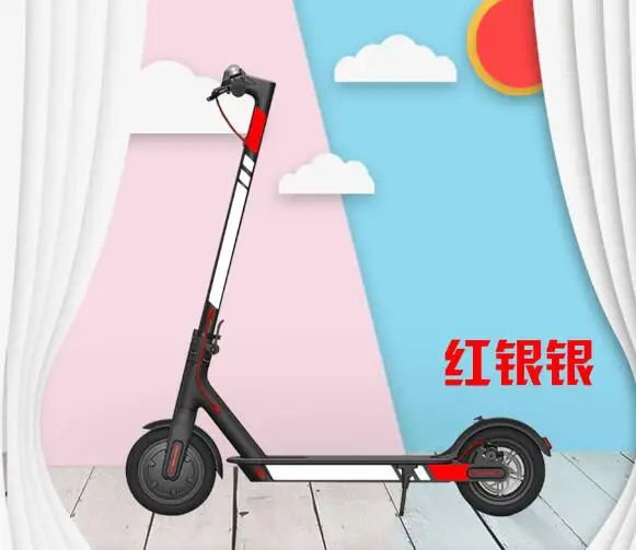 6 Светоотражающие Стильные наклейки для Xiaomi Mijia M365, Электрический скутер, скейтборд, Электрический скутер, аксессуары для скутера - Цвет: 6