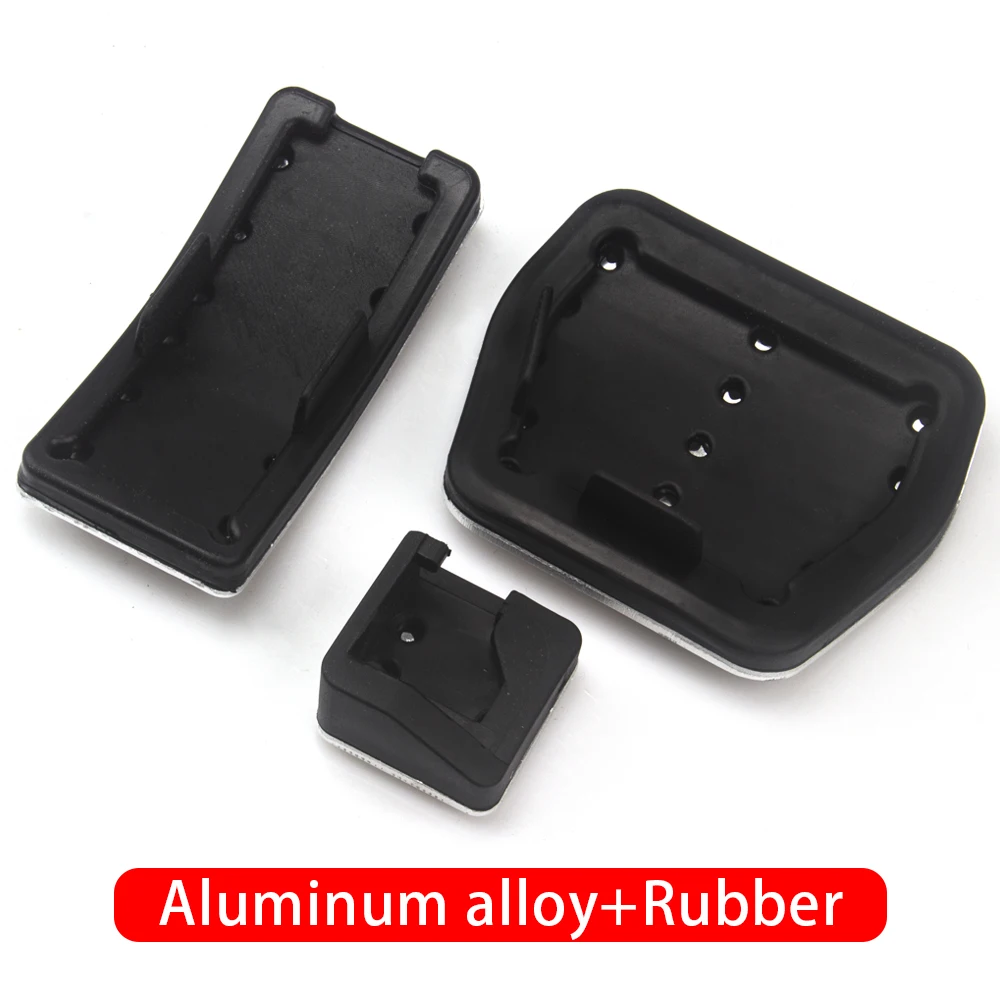 Car Pedals Foot Pads Fuel Accelerator Brake Clucth Pedal Cover For Nissan Patrol Y62 Armada 2014- Car Pedals Pedal Cover