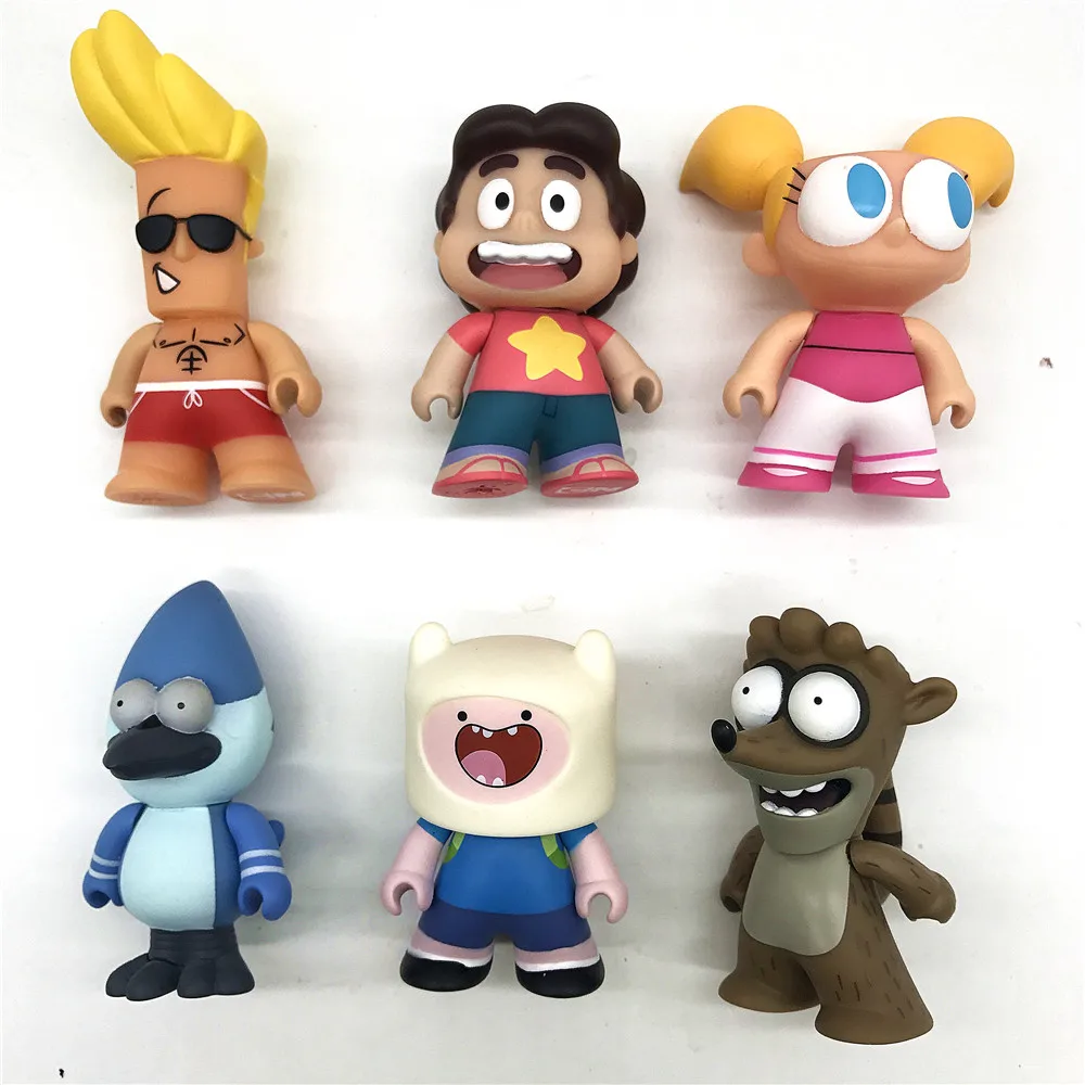 

CARTOON NETWORK COLLECTION FINN /MORDECAI /STEVEN VNIYERSE /JOHNNY BRAVO /DEXTER model toy no box