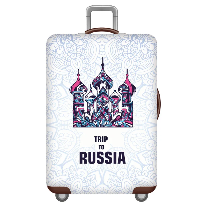 Уплотненная Защитная крышка для багажа 18-32 дюймов Дорожная сумка на колесах Чехлы для путешествий эластичные защитные Чемоданы Аксессуары для путешествий