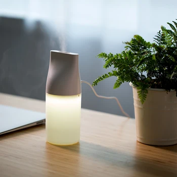 

KBAYBO 320ml Ultrasonic Air Humidifier Aroma Essential Oil Diffuser Flat outlet Ultra- Silent USB Mist Maker For Baby Home Car