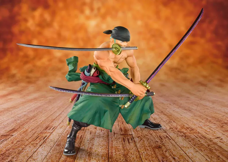 Японское аниме "ONE PIECE" Оригинальная фигурка BANDAI spirins Figuarts ZERO-пиратский Охотник Зоро