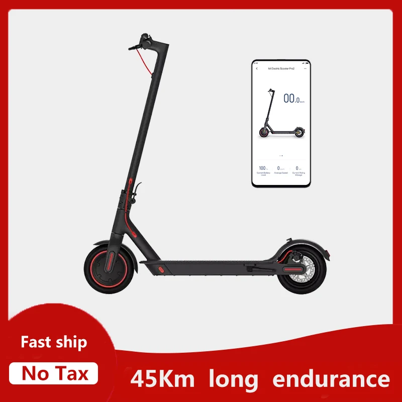 2021 Xiaomi Mijia M365 Pro Электрический скутер для взрослых складной скейтборд KickScooter 45 км с