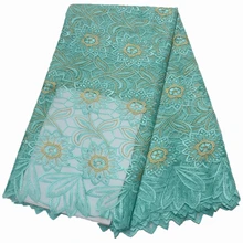 Нигерийская кружевная ткань Высокое качество Кружева Африканский французский Тюль кружевная ткань для свадьбы