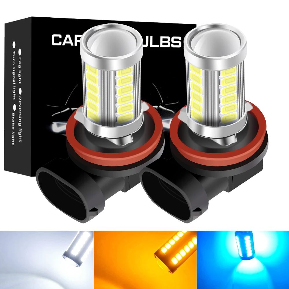 2X H11 светодиодные противотумансветильник ры H8 H9 H16 JP EU 9005 HB3 9006 HB4 PSX24W PSX26W 1500LM 6000K