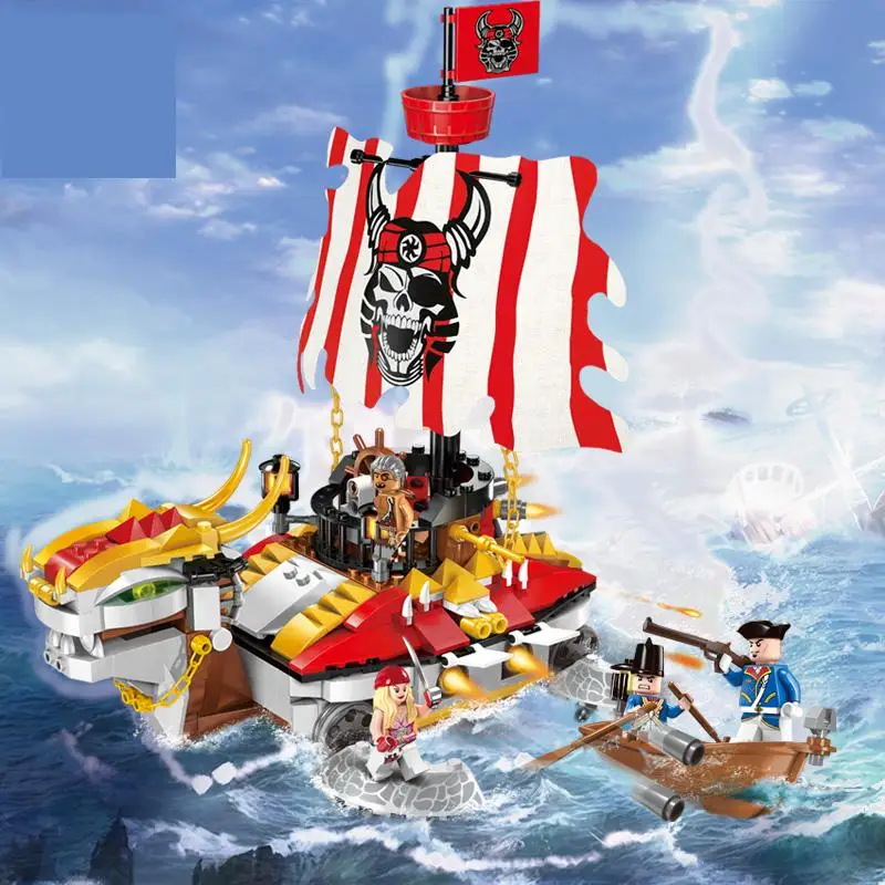 

Enlighten Pirate Educational Building Blocks Bricks Toys For Children Kids Gifts 1312