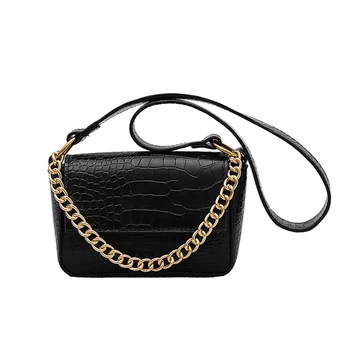 

Creative Fashion Shoulder Bag Classic Texture Delicate Design Chic Women Leather Small Chain Tote Crossbody Handbags