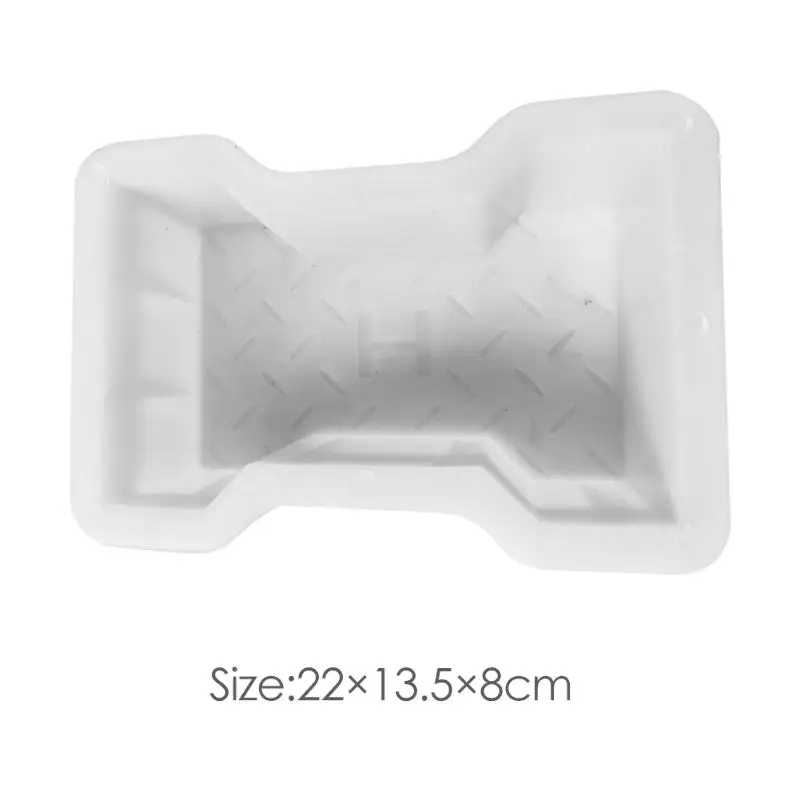22x13.5x8cm DIY дорожка производитель тротуарная цементная форма для кирпича Открытый Двор Сад каменная дорога вручную бетонная резьба мостовой инструмент - Цвет: 22x13.5x8cm
