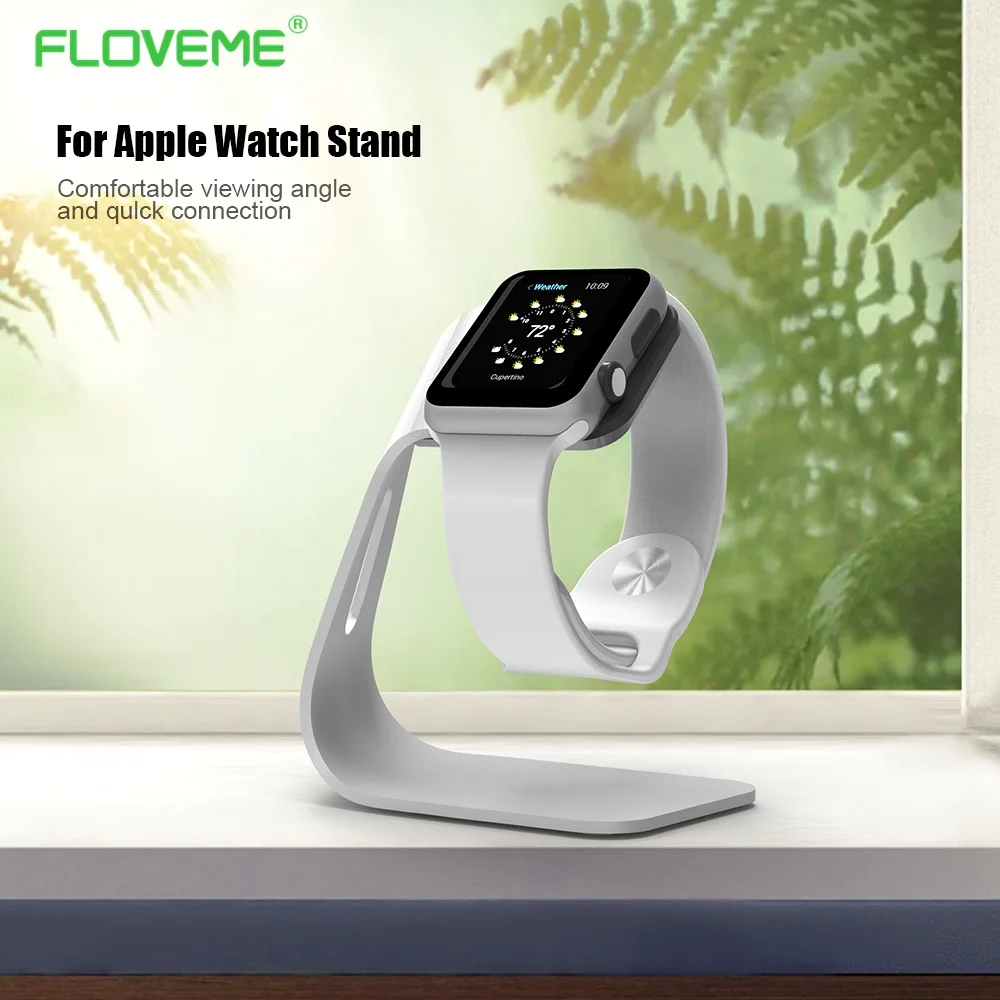 FLOVEME Алюминиевый Держатель зарядного устройства для Apple Watch 4 3 2 1 металлический