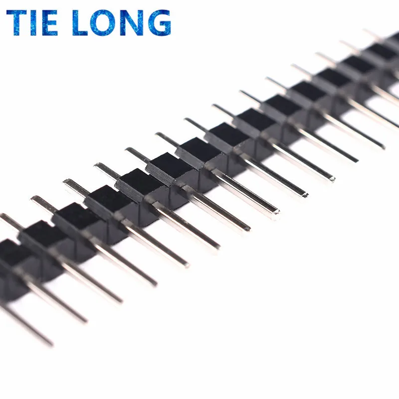 Dupont Wire Jumper Cable Kit 10pcs 40 Pin 1x40 Single Row Male 2.54 Breakable Pin Header Connector Strip for Arduino