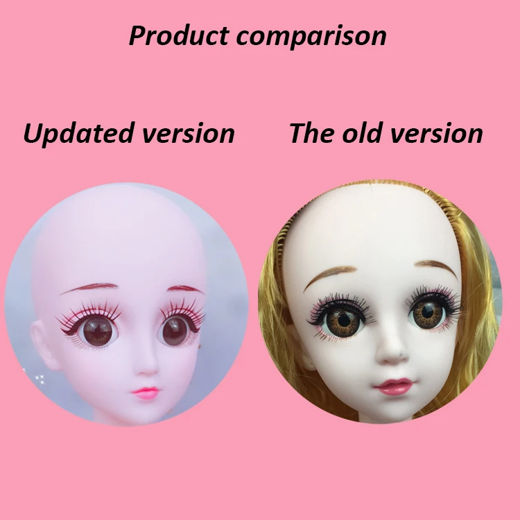 4D моделирование ресниц 20 подвижных суставов 60 см 1/3 BJD куклы женские и модные куклы Барби игрушки для девочек подарок