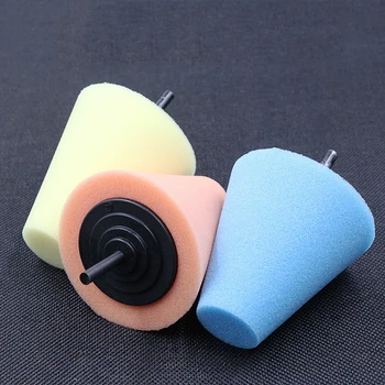 

Wheel Hub Polish Buffing Shank Polishing Sponge Cone Metal Foam Pad Car 6MM Car Accessories Fashion Tire Cleaner