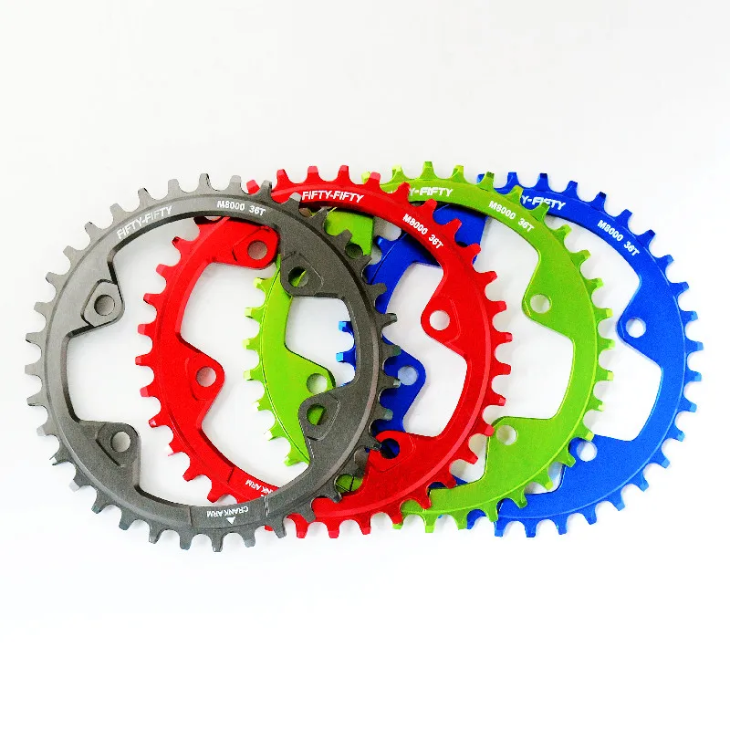 

FIFTY-FIFTY 11s 96 BCD MTB Chain Rings Mountain Bikes Hollow Repair Crankset Tooth Aluminum Chainring For M7000/M8000M9000 Crank