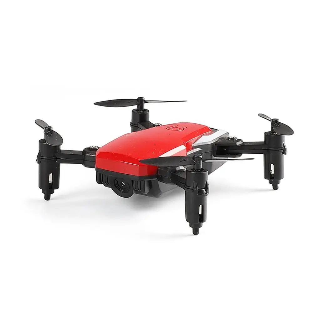 LF606 3 батареи Дрон без камеры/0.3MP/720 P FPV Квадрокоптер складной RC дроны HD высота удержания мини Дрон RC вертолет - Цвет: red 0.3MP