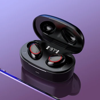

TWS Bluetooth 5.0 Sports Waterproof Headphone Wireless Stereo Earphones Hands-free Headset 5H Play times