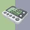 Luxury 1/100 centisecond Timer Stopwatch Kitchen Cooking Timer Portable Digital Electronic 2Group Countdown Alarm Clock Reminder 1