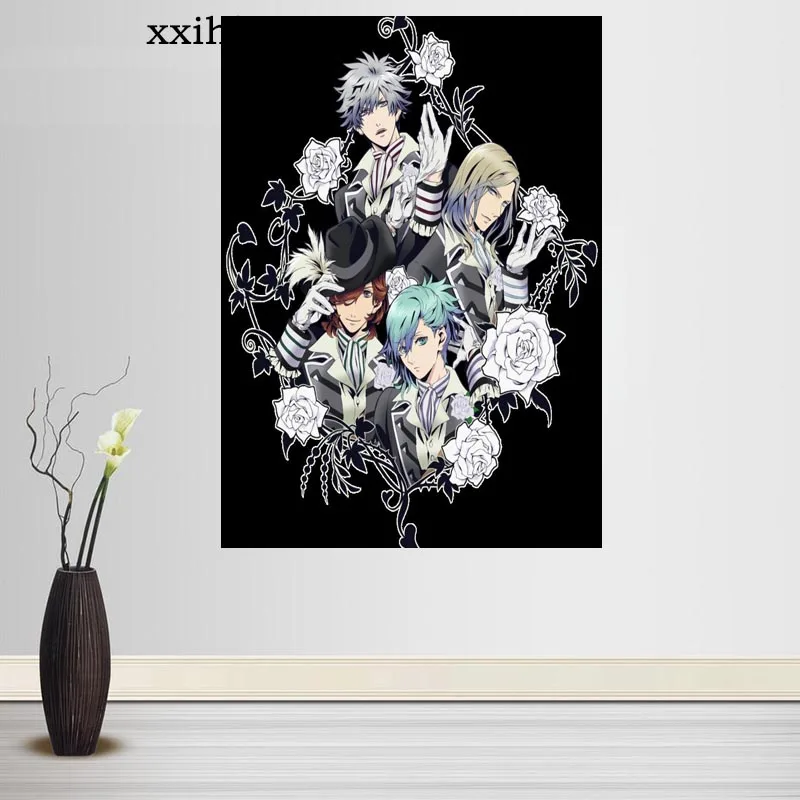 Custom Japanese Anime UTA NO PRINCE SAMA Posters Art Silk Canvas Poster Bar Room Decoration Painting Home Decor 30x45cm,40x60cm 