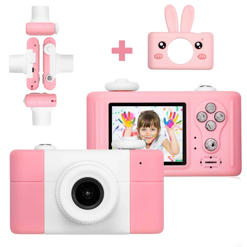 

Hot Educational Cute Mini Kids Digital Photo Camera 8.0MP 2.0 Inch LCD Full View Photography Birthday Gift Cool Kids Camera for