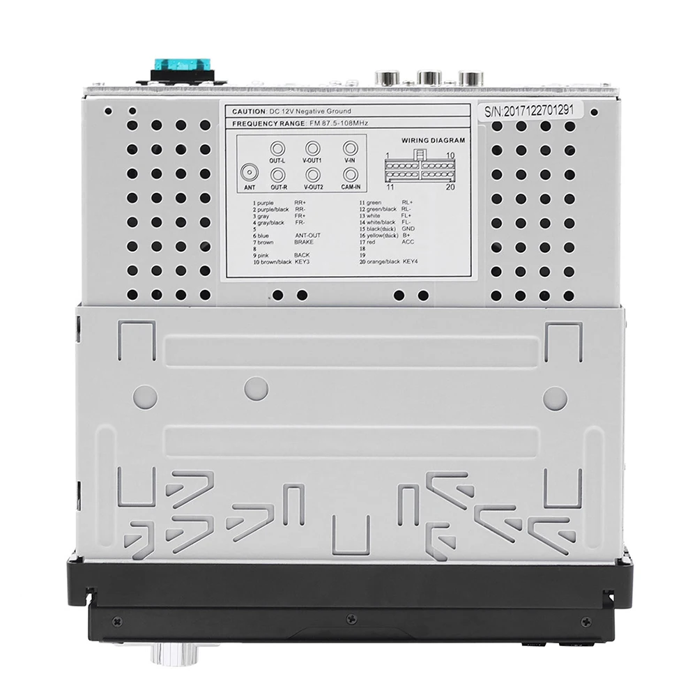Прочный автомобильный MP5 7 дюймов FM/USB/AUX Bluetooth выдвижной экран универсальный 1DIN MP5 плеер