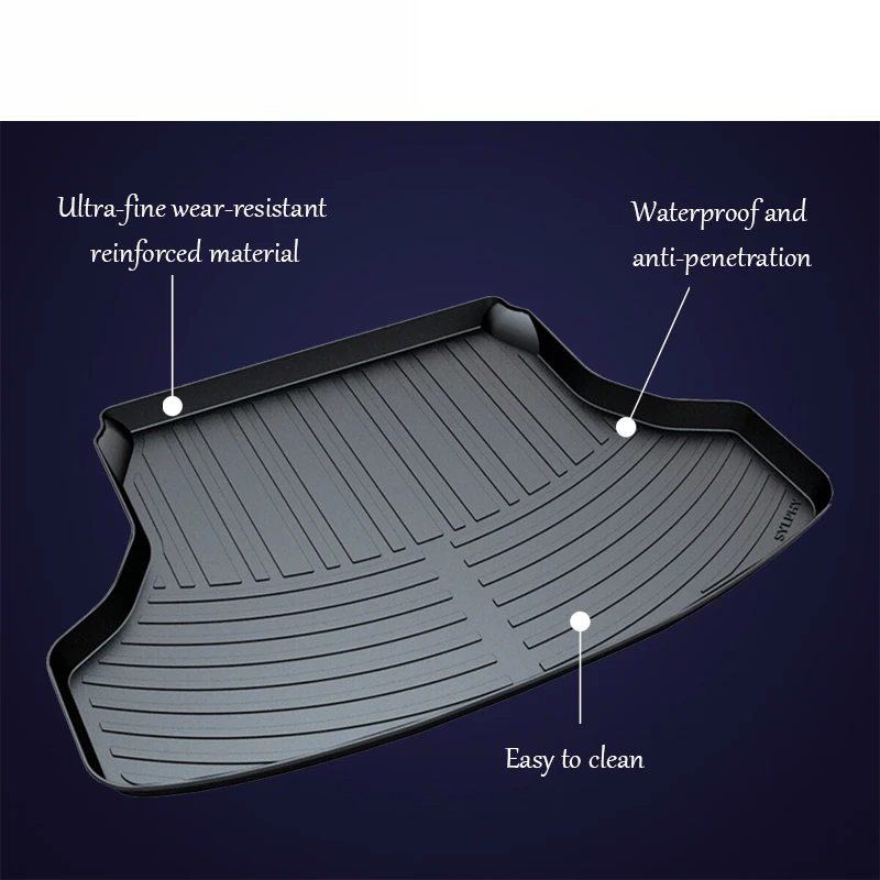 Car Trunk Carpet Cargo Liner Floor Mats For Nissan Qashqai J10 J11