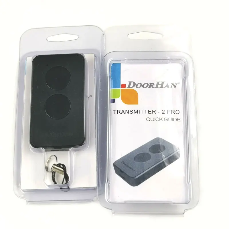 

3pcs Remote Control Transmitter DOORHAN 2 Pro Black for gates and barriers 433.92Mhz Rolling code handsender battery included