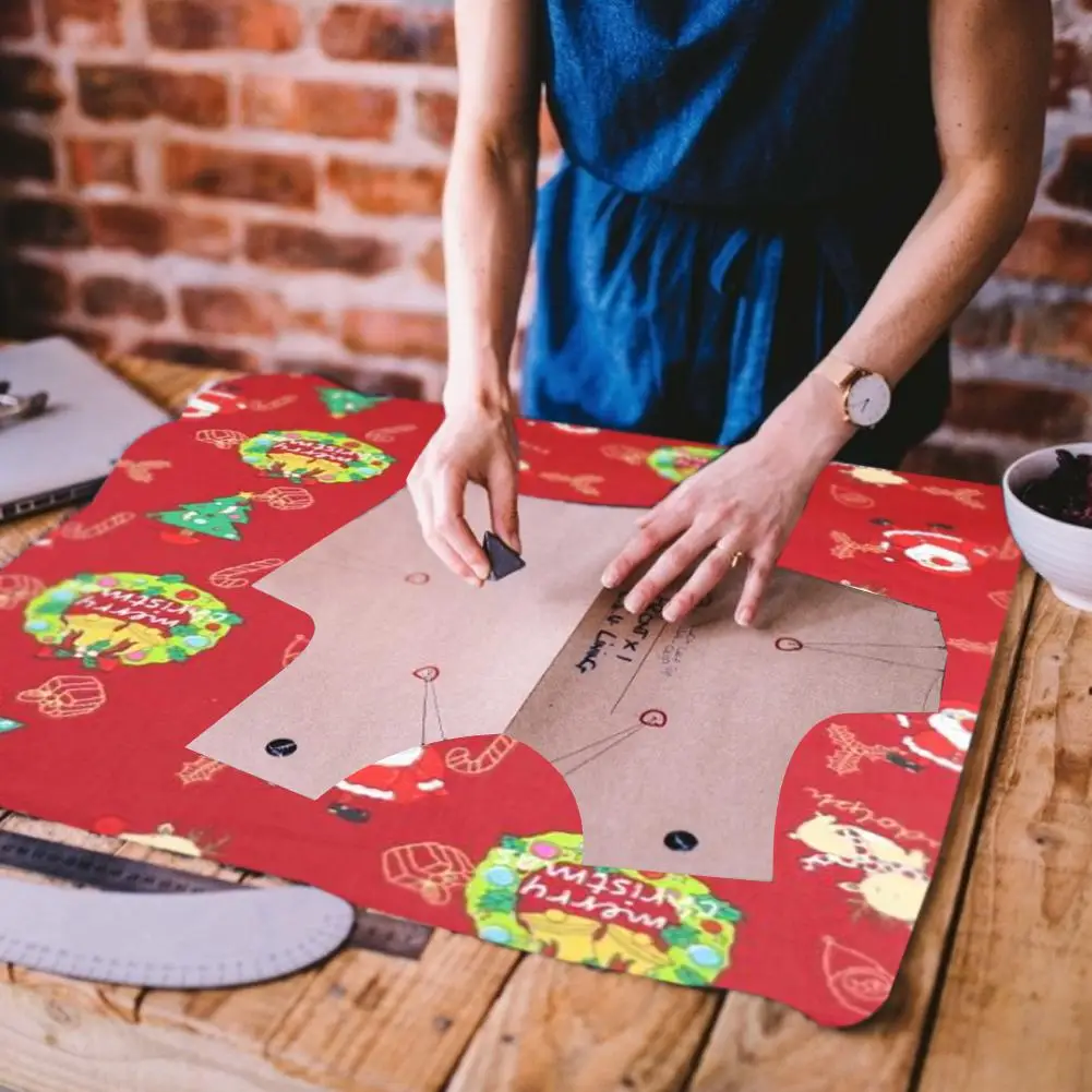 4 шт. установленная Рождественская ткань серия саржа DIY Ручная работа Лоскутная