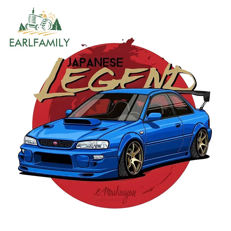 EARLFAMILY 13cm x 11.3cm Impreza 2.5 RS Funny Vinyl Sticker Car Bumper Decal Waterproof Styling Accessories for Subaru | Автомобили и