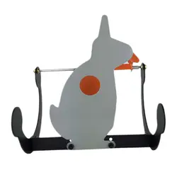 Rabbit  Self Resetting Steel Tumbler Target For Kids Shooting
