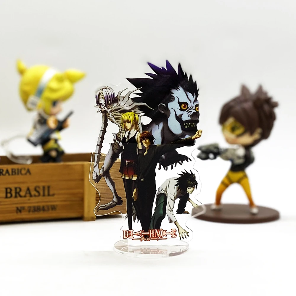 

Love Thank You Death Note L Yagami Light Ryuuku Misa HF acrylic stand figure model plate holder cake topper anime