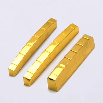

6 String Brass Gold Plated Electric Guitar Nut for Electric Guitar 42MM and 43MM