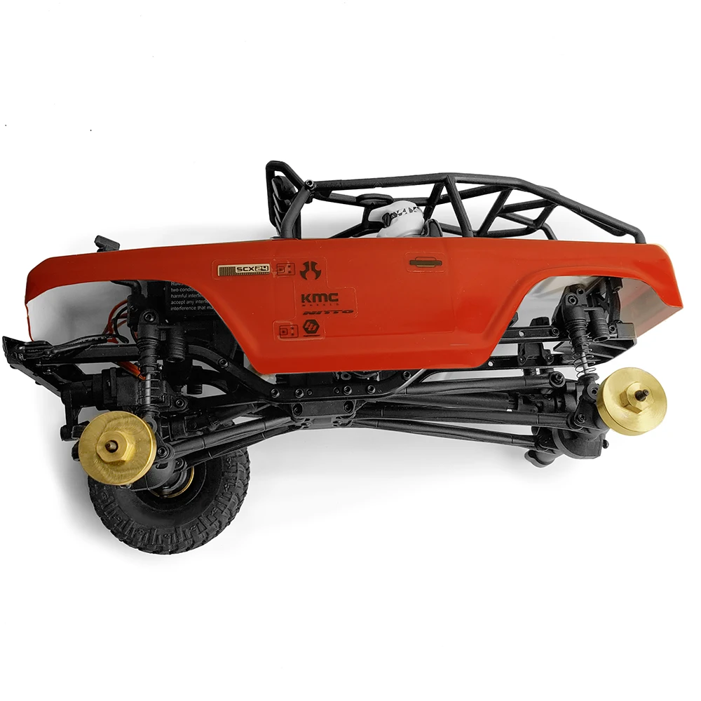 AXSPEED 4 Stück 5 mm Messing-Rad-Sechskant-Achsen-Adapter Ausgleichsgewicht für Axial SCX24 1/24 RC Crawler Car Truck Model Upgrade-Teile – Detail 4