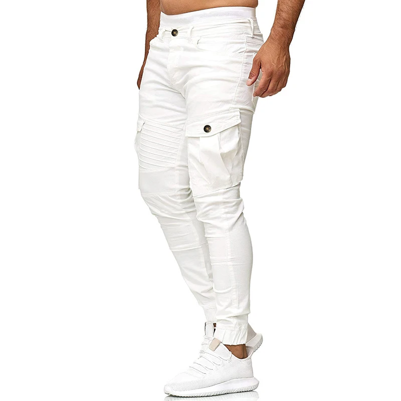 Мужские штаны уличная джоггеры Pantalon Hombre chandal зимние свободные камуфляжные хип-хоп хлопковые брюки карго стиль сафари