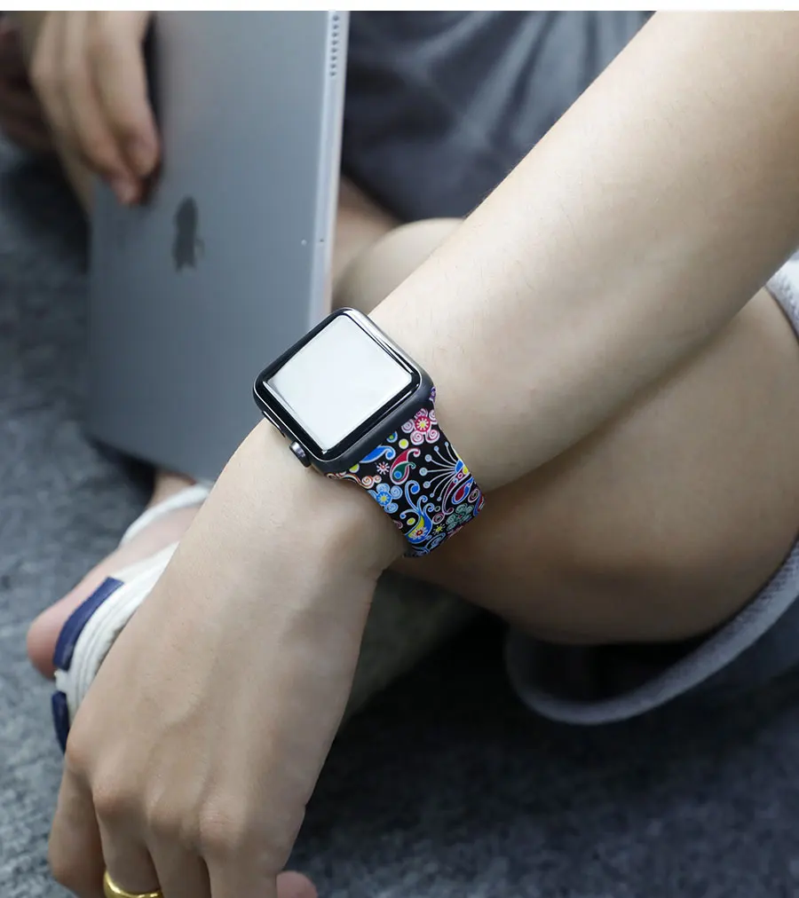 Ремешок для apple watch band correa 4 3 44 мм 40 мм для i watch band 42 мм 38 мм спортивный силиконовый браслет ремень reloj аксессуары