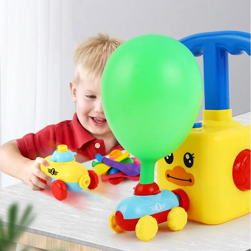 

Cartoon Inertial Power Balloon Car Toy Puzzle Fun Inertial Power Car Balloon Toys for Children Gift Education Science Experiment