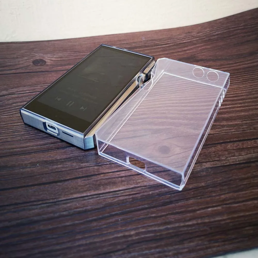 Мягкий прозрачный чехол из ТПУ с прозрачным покрытием для Iriver Astell& Kern SP2000 с защитой переднего экрана из закаленного стекла