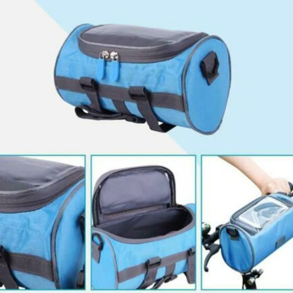 Многофункциональная сумка на руль велосипеда для путешествий на открытом воздухе, водонепроницаемая сумка для мобильного телефона с сенсорным экраном