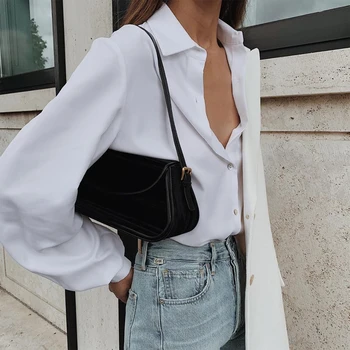 

Pre-autumn minority wrinkled face velvet French armpit baguette handbag bag female new versatile cross-body single-shoulder