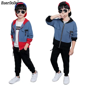 

Children's Clothing Set For Spring And Autumn Boy Set Jacket And Trousers 2pcs For 3-12 Year Old Boys Outfits High Quality