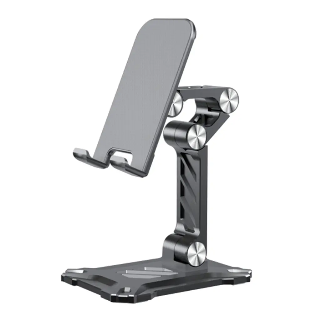 Suporte telescópico do metal antiderrapante da metalurgia do pó da rotação livre do design ergonômico para 4.7-13 Polegada para ipad e tabuleta