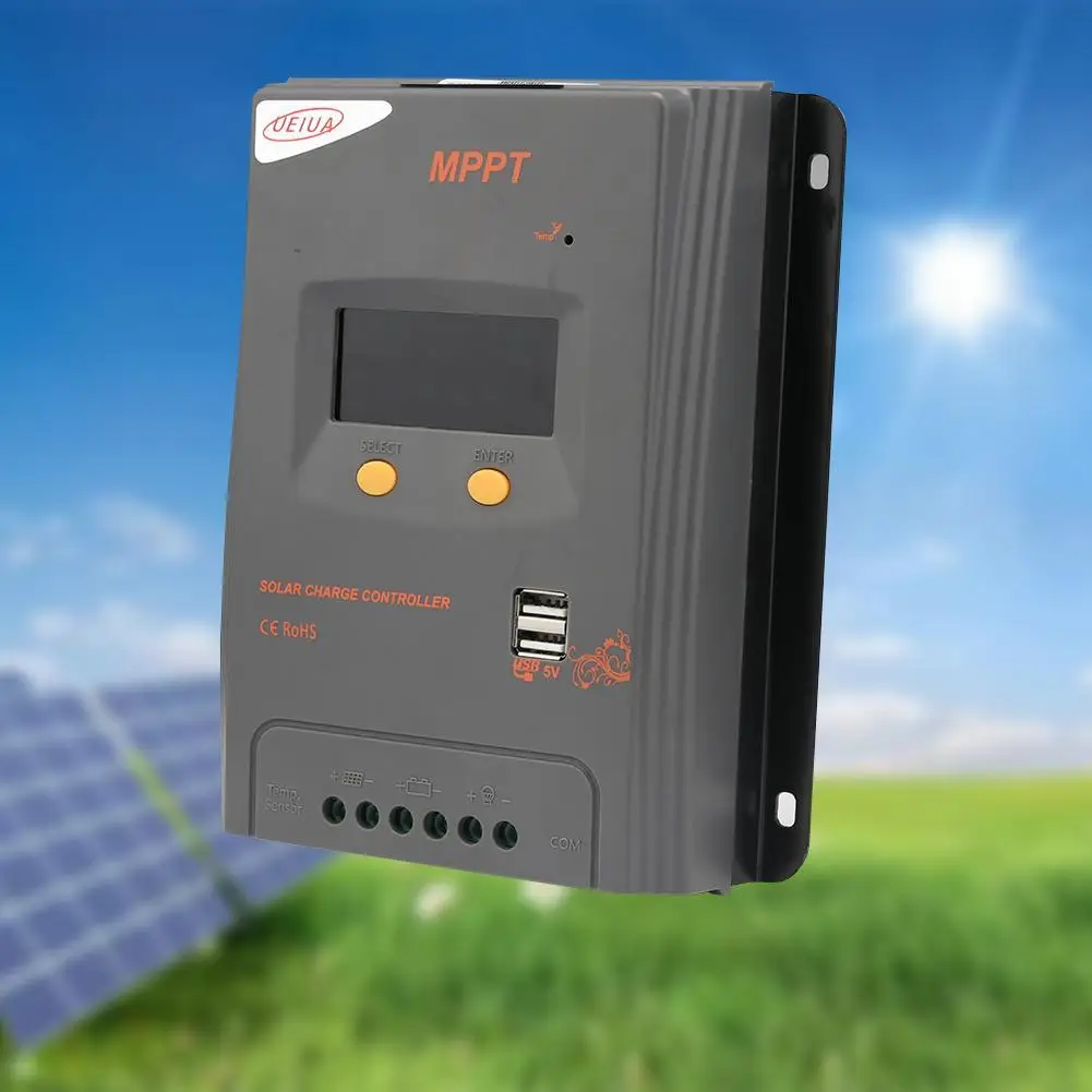 

MPPT LCD 20A CPK-2420 Solar Panel Charge USB Controller Battery Regulator Mppt Solar Regulator Solar Panel Regulator 20a