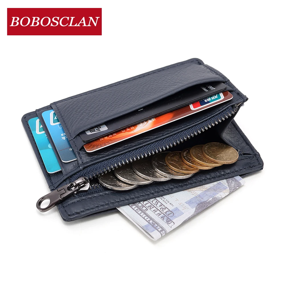 BOBOSCLAN RFID женский кошелек и кошельки из натуральной кожи Женский для монет карт