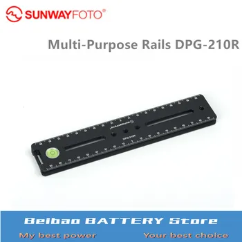 

SUNWAYFOTO Multi-Purpose Rails DPG-210R Tripod Head Quick Release Plate for DSLR Camera Tripod Plate 200mm QR Plate Nodal Rail